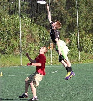 Derek Mourad competes in Ultimate Frisbee; an athlete outside of Prep sports