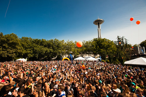 Crowds flock to Bumbershoot every Labor Day at Seattle Center