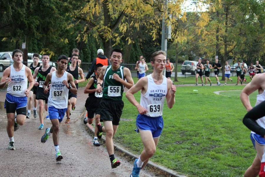 Prep XC races to the finish at a recent meet