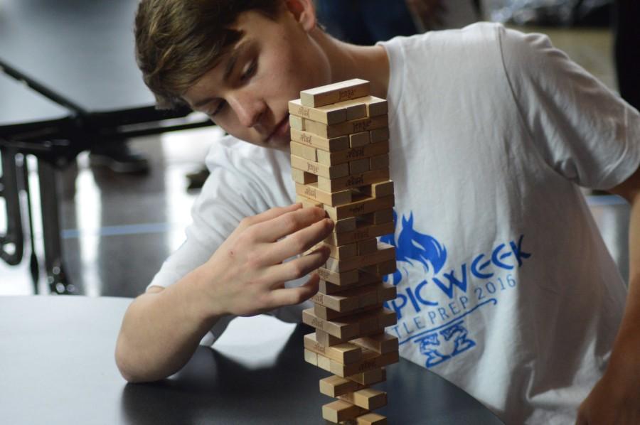 Bellarmine Topples Competition in Jenga