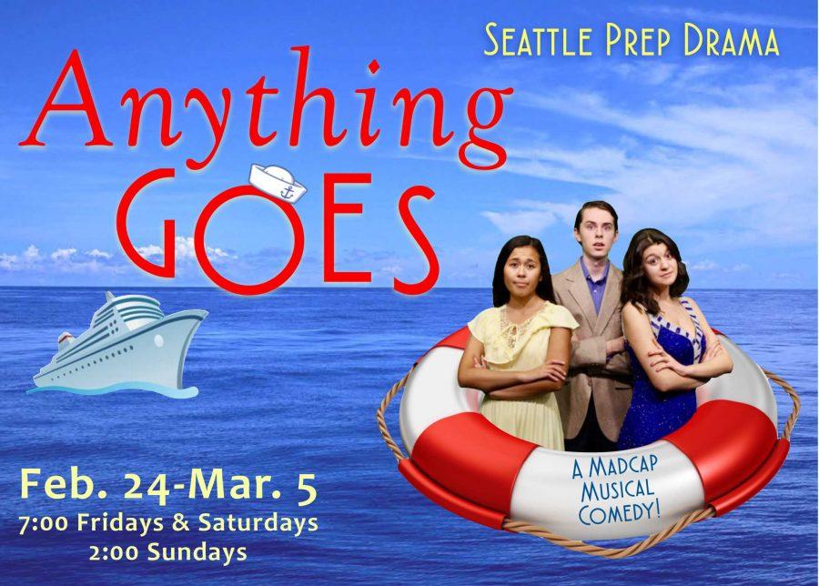 Seattle Prep Dramas production of Anything Goes opens on February 24. The show boasts a cast of 45 students.