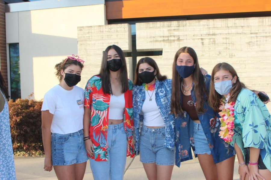 Students at the back to school dance on August 27.