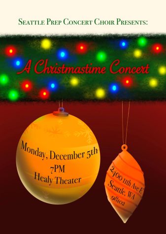 The Annual Christmas Concert on December 5th in Healy Theater.