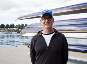 Mark Davis took over as Seattle Prep crew coach this fall. Photo courtesy of Seattle Prep Communications and Marketing.
