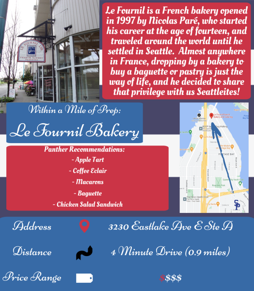 Within a mile of Prep: Le Fournil Bakery