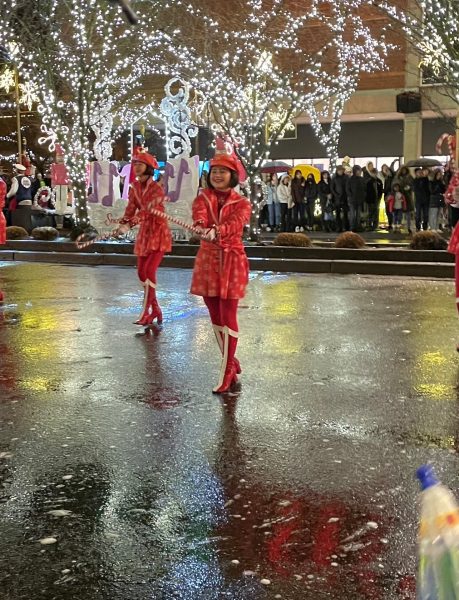 Grace Edwards 24 performing as a Jingle Bell Dancer in Snowflake Lane last year.