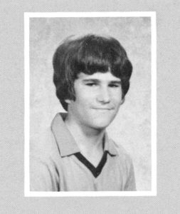 Andy Hendricks 83 as a freshman student at Seattle Prep. Hendricks is now a teacher and Dean of Students at Seattle Prep.