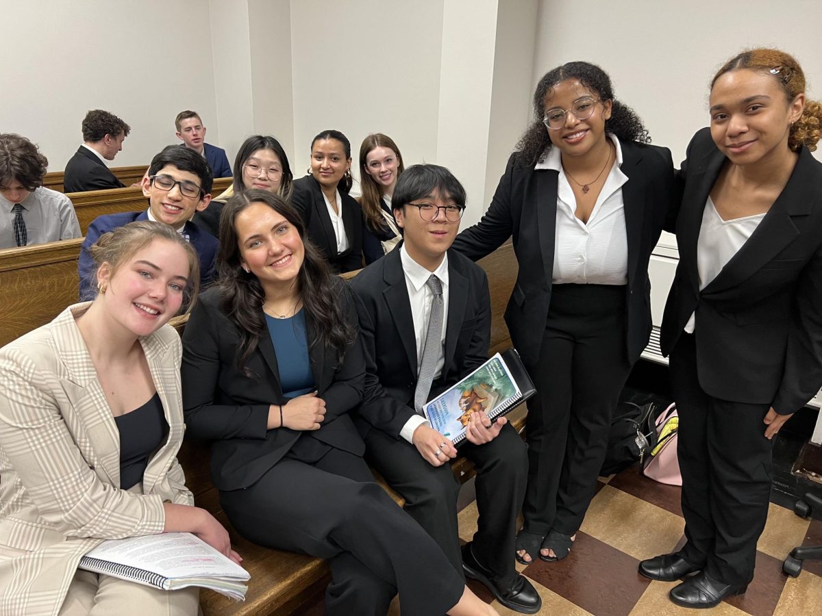 Members+of+the+Varsity+Mock+Trial+Team+prior+to+their+district+competition.+Mock+Trial+will+compete+at+State+beginning+on+Friday%2C+March+22nd.