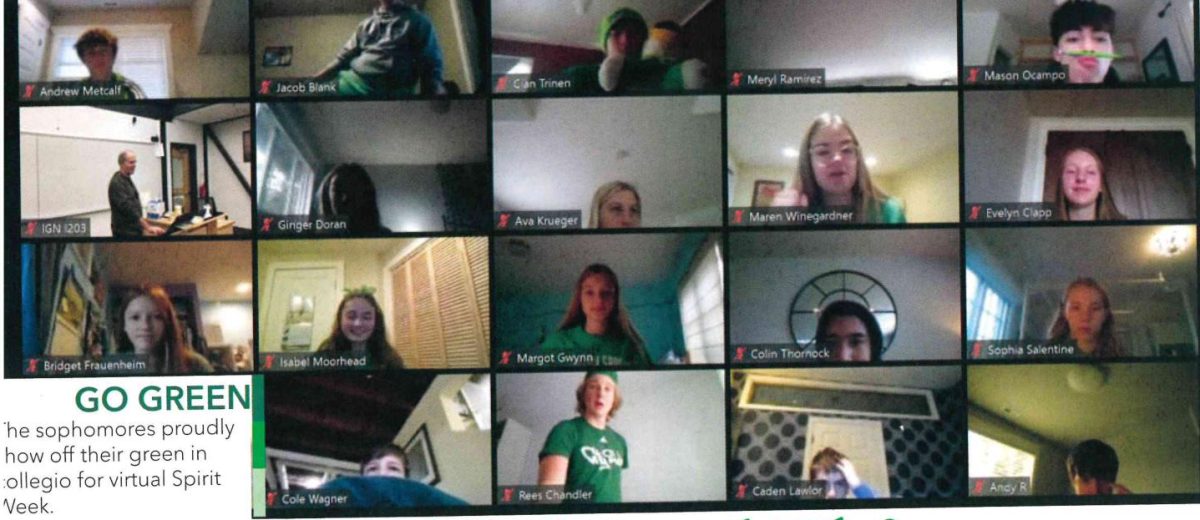 The 2021 Seattle Prep Yearbook documented the harsh reality of school on Zoom and a socially distanced Freshman Orientation for the Class of 2024.