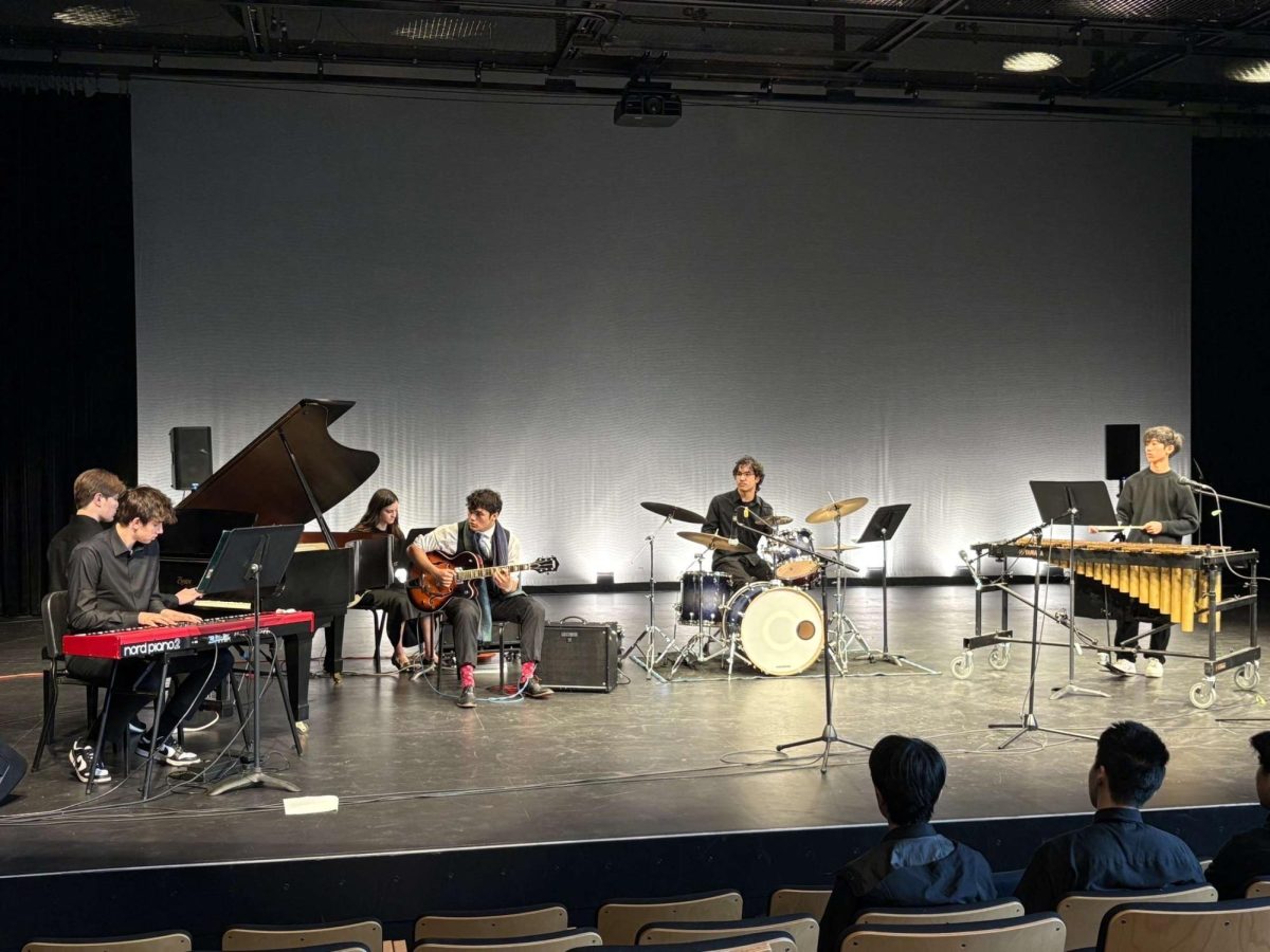 The Seattle Prep Jazz Band performs at their Spring Concert.