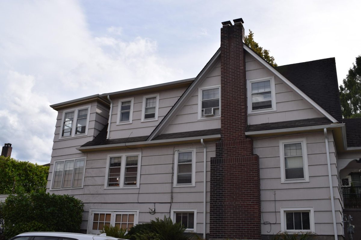 The "White House" directly across the street from Seattle Prep's main campus houses the Human Resources department and other offices.