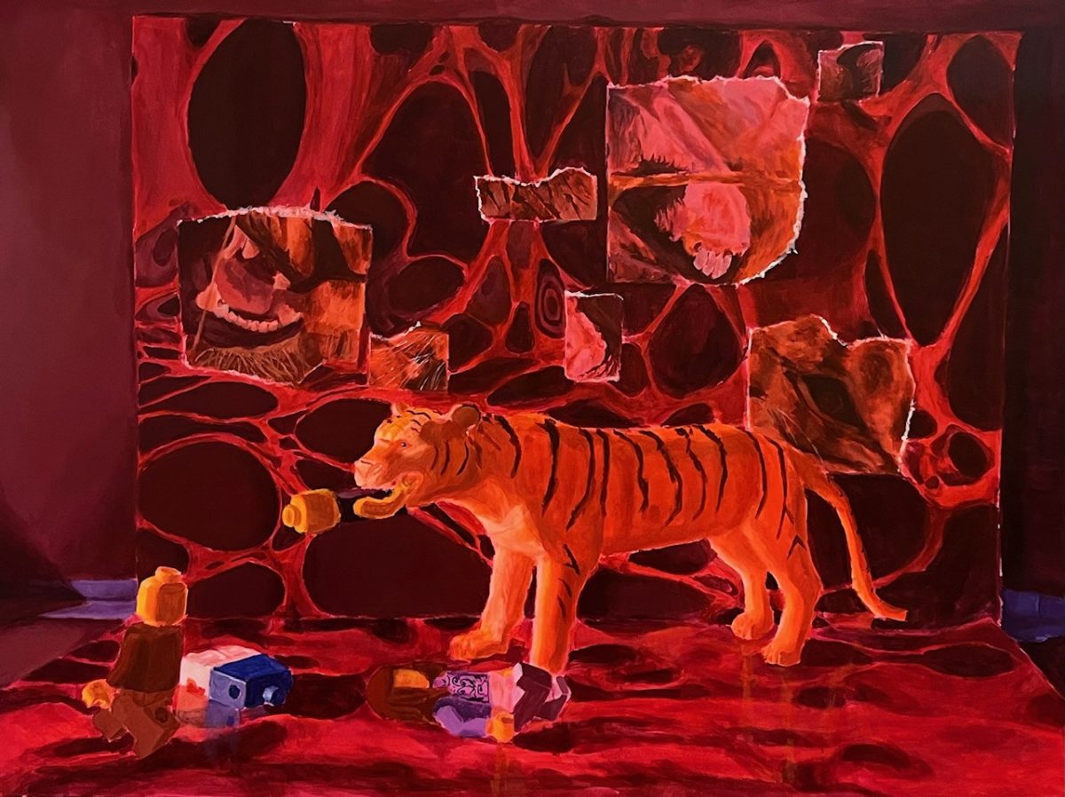 One of Dahlia's recent works pictured above.